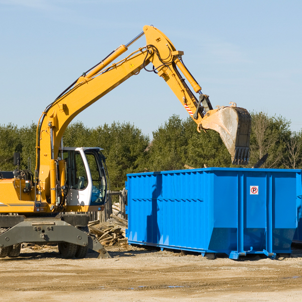 what size residential dumpster rentals are available in Sunnyvale CA